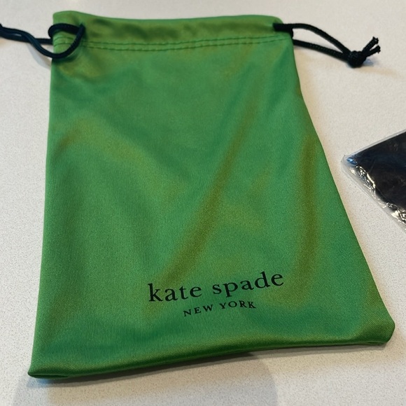 🆕 NWOT Kate Spade Emmaline Aviator Sunglasses, Silver Metal Frame - Picture 7 of 8